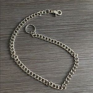 Hot Topic Silver 24 Inch Wallet Chain